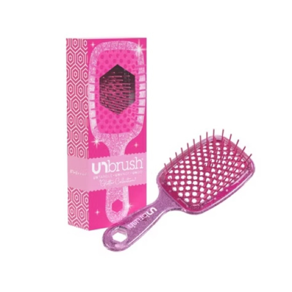 NEW Unbrush Brush Glitter Collection - Glitter Rose Quartz